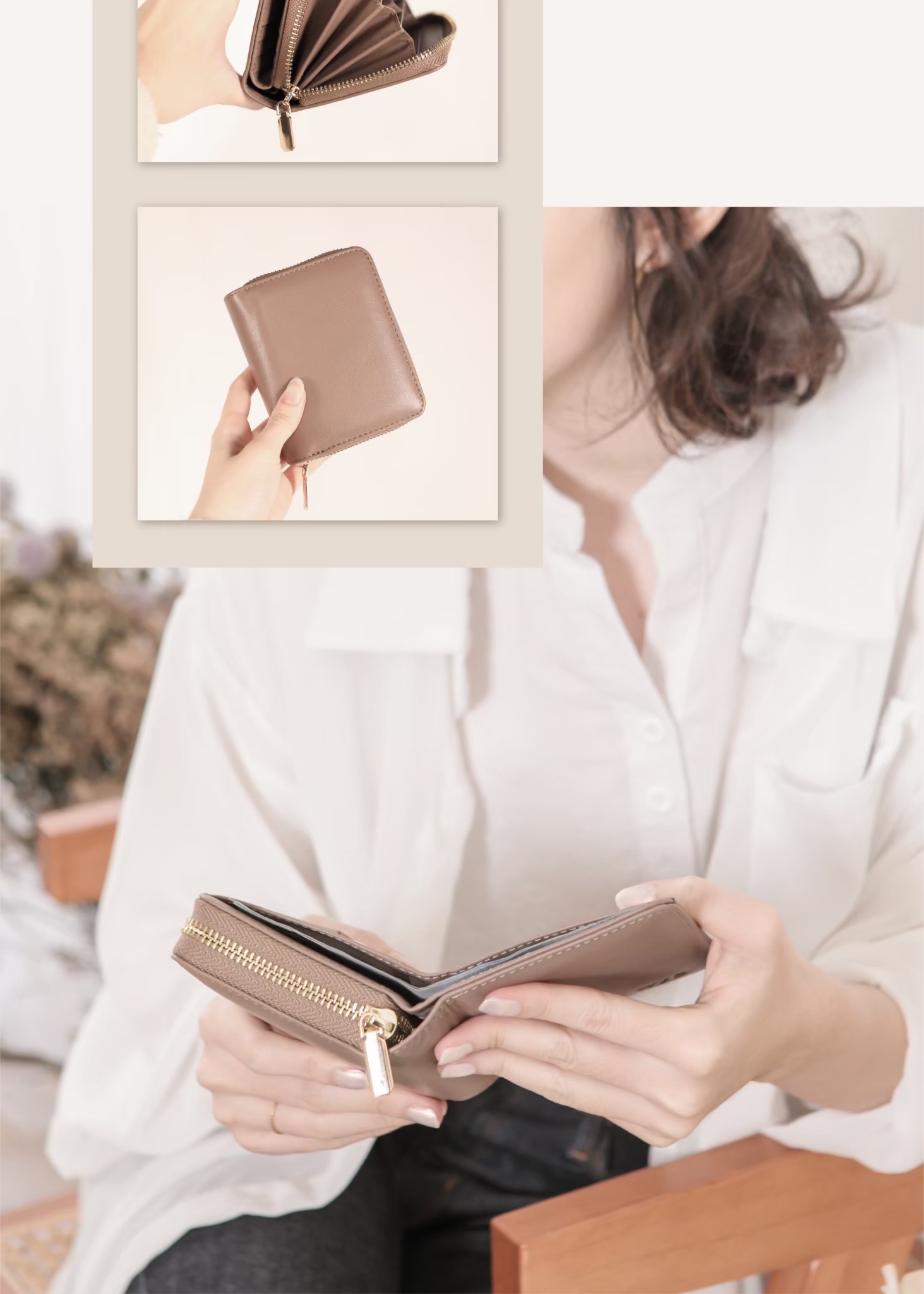 金屬拉鍊滑順耐用,細節見真章