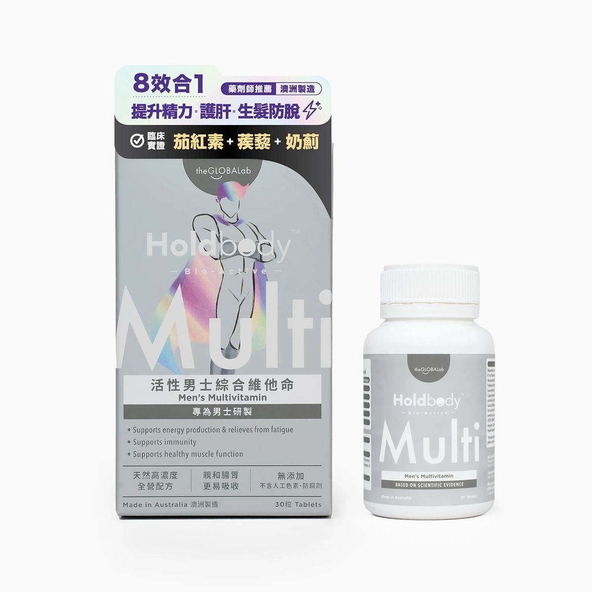 the GLOBALab - 活性男士綜合維他命 30粒 (平行進口)