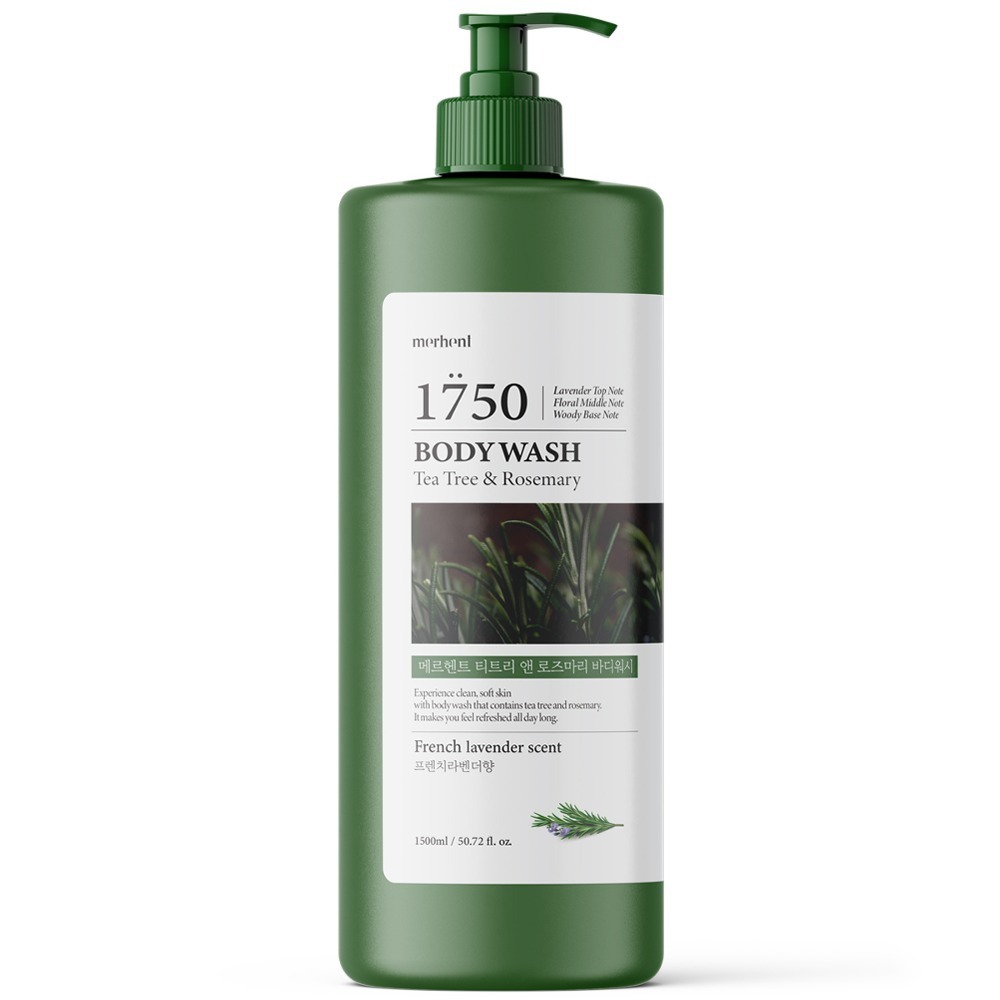 (預購商品 8/1收單) 韓國merhent 茶樹精華去油沐浴乳1500ml