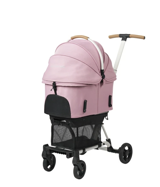 日本AirBuggy Wiz X 高級輕量寵物手推車 8kg -Cherry Pink