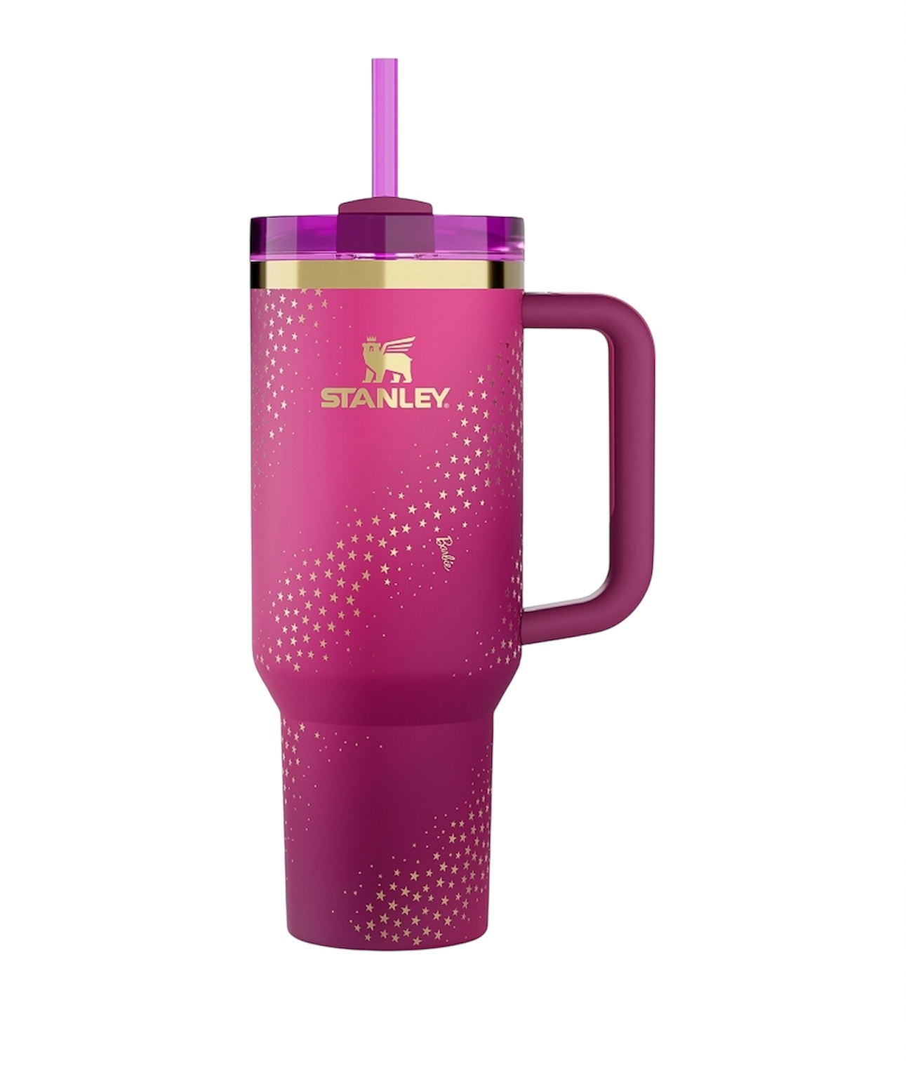 The Barbie x Stanley Quencher H2.0 Flowstate Barbie Icon Stainless Steel Bottle 1.2L [Limited Edition]