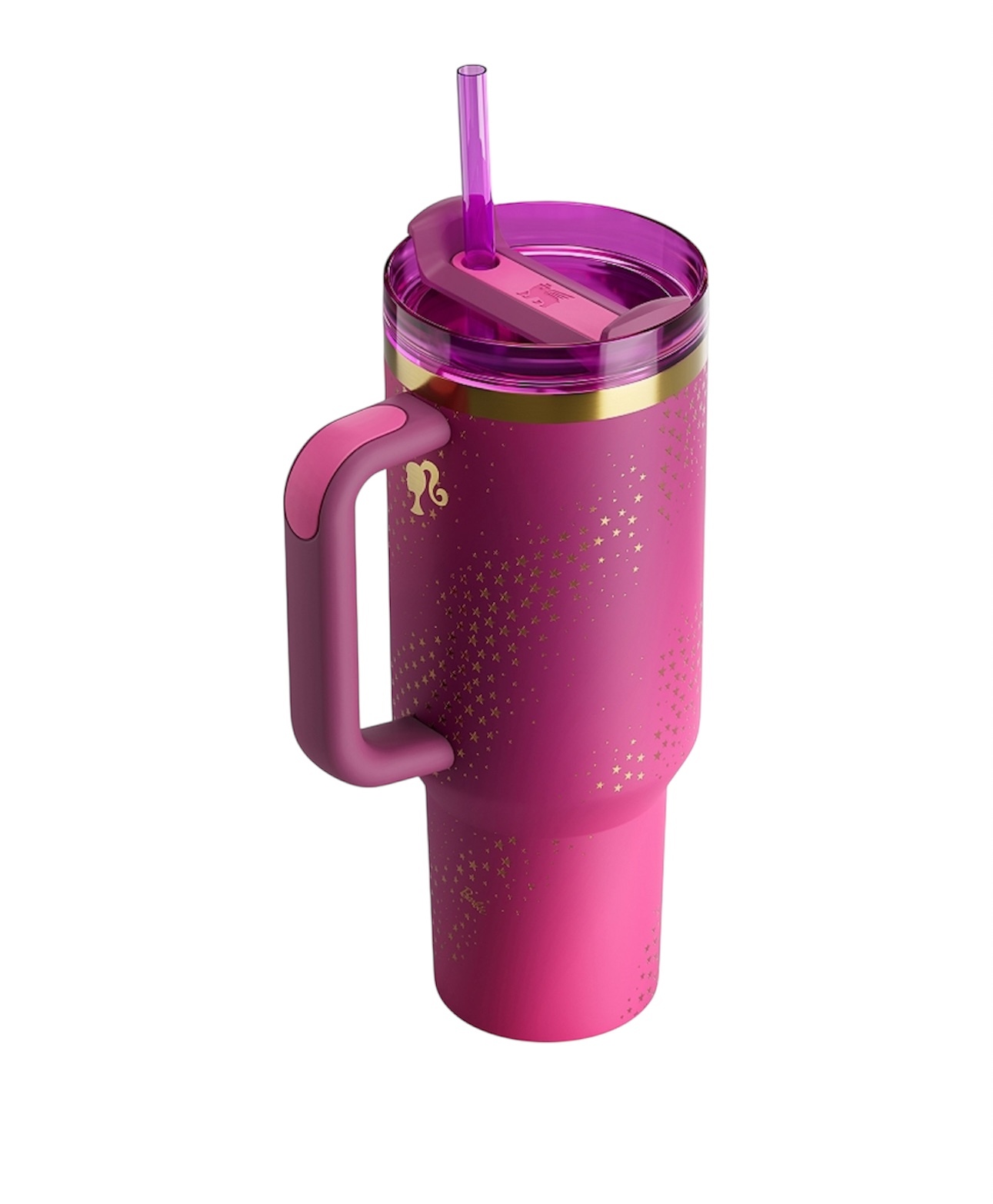 The Barbie x Stanley Quencher H2.0 Flowstate Barbie Icon Stainless Steel Bottle 1.2L [Limited Edition]