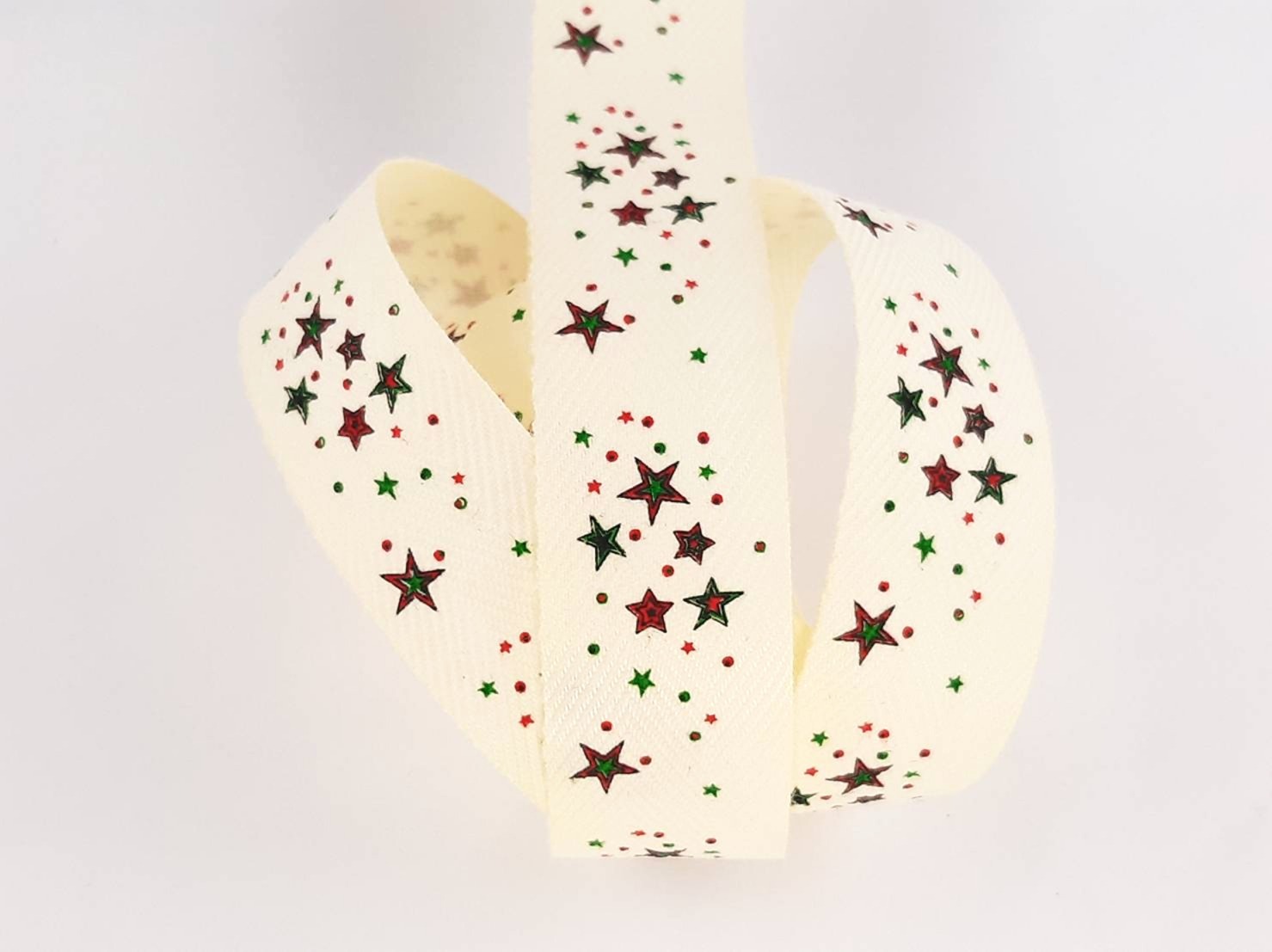 聖誕星/純棉人字帶