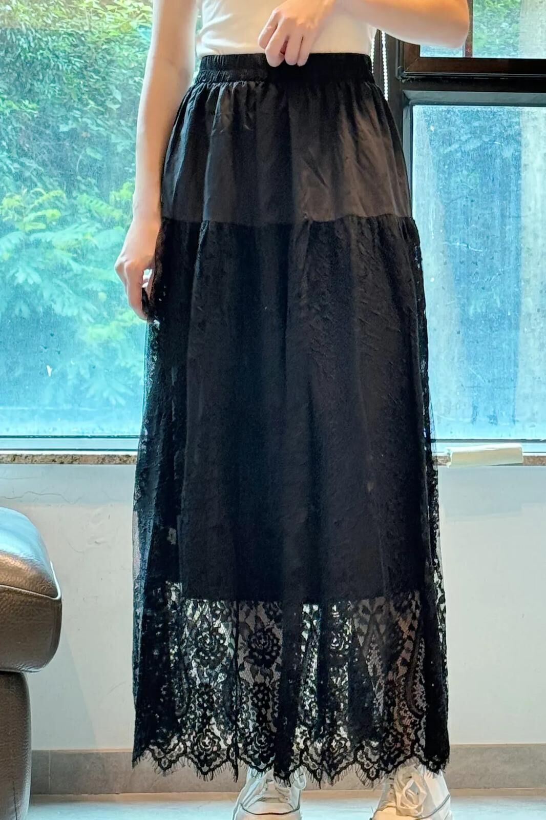 SK#7367🤍全幅法式lace 裙