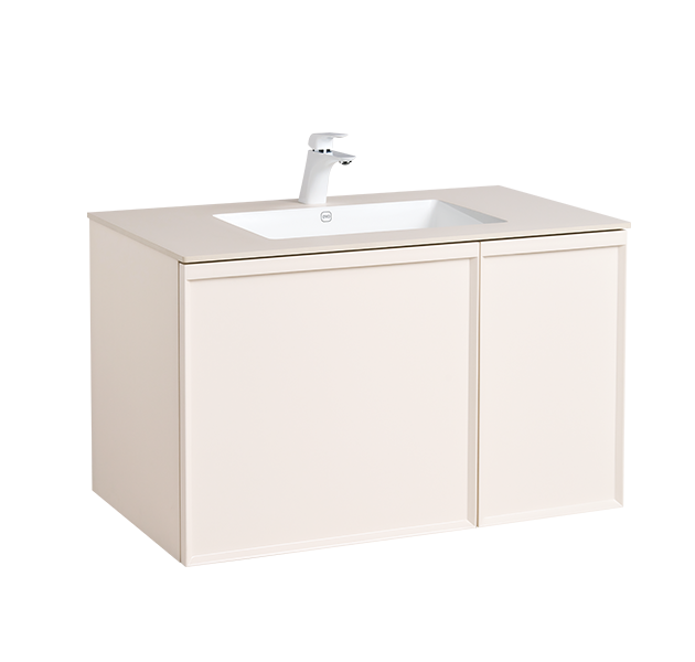 OVO京典衛浴 岩板一體盆盆櫃組  L5101+H5101/F8070