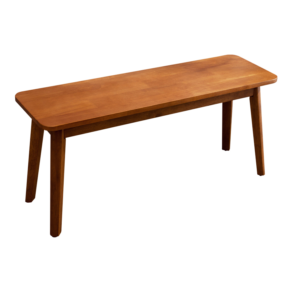 坦卡司3.3尺實木長凳/雙人椅/椅凳/坐式鞋凳/穿鞋椅-淺胡桃色