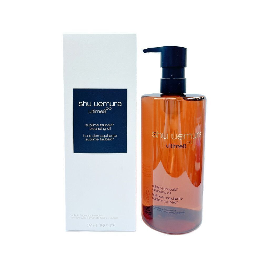 植村秀 - ultime8∞ 琥珀山茶花養膚潔顏油 450毫升 (平行進口)