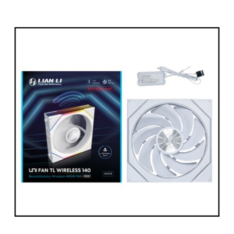 米特3C數位–LIAN LI 聯力 TL WIRELESS 140 無線積木風扇 反向單顆裝 需搭配控制器 黑色/白色