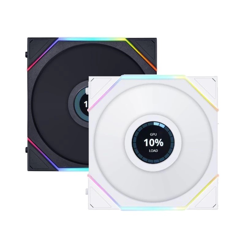 LIAN LI 聯力 TL WIRELESS 140 LCD 無線液晶屏積木風扇 正向單顆裝 需搭配控制器 黑色/白色