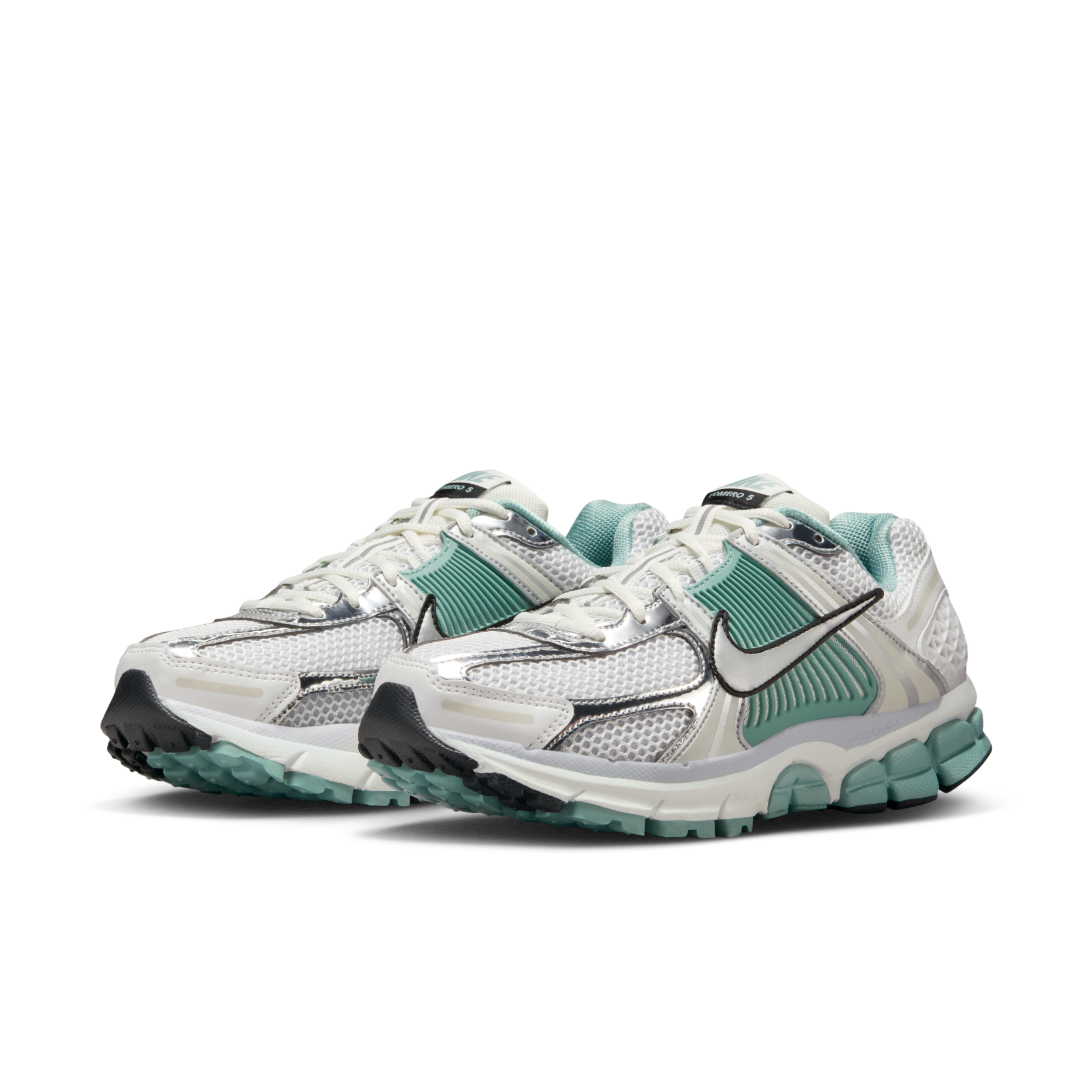 女鞋 NIKE W ZOOM VOMERO 5 銀綠 復古 氣墊 網眼 運動 休閒鞋【HF1877-101】VMO5