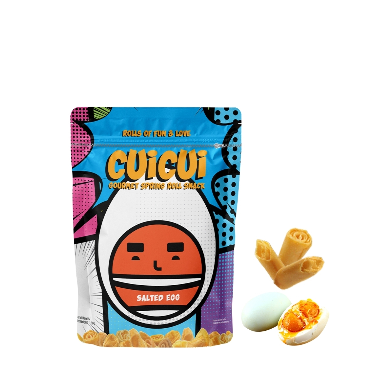 myEureka 鹹蛋味脆脆卷 120g