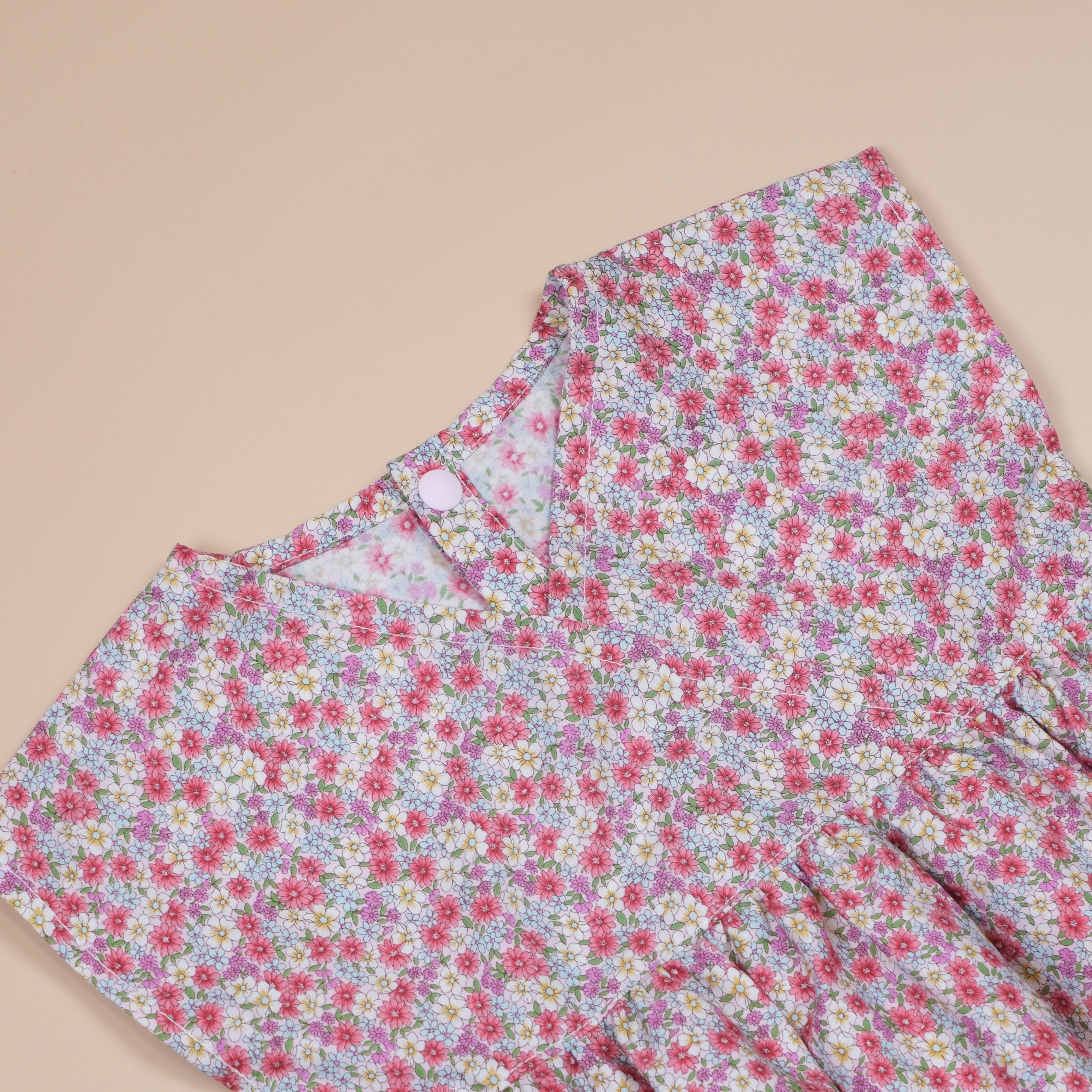 拾花日常系列 ❃ 粉紅小碎花 ❃ 無袖上衣