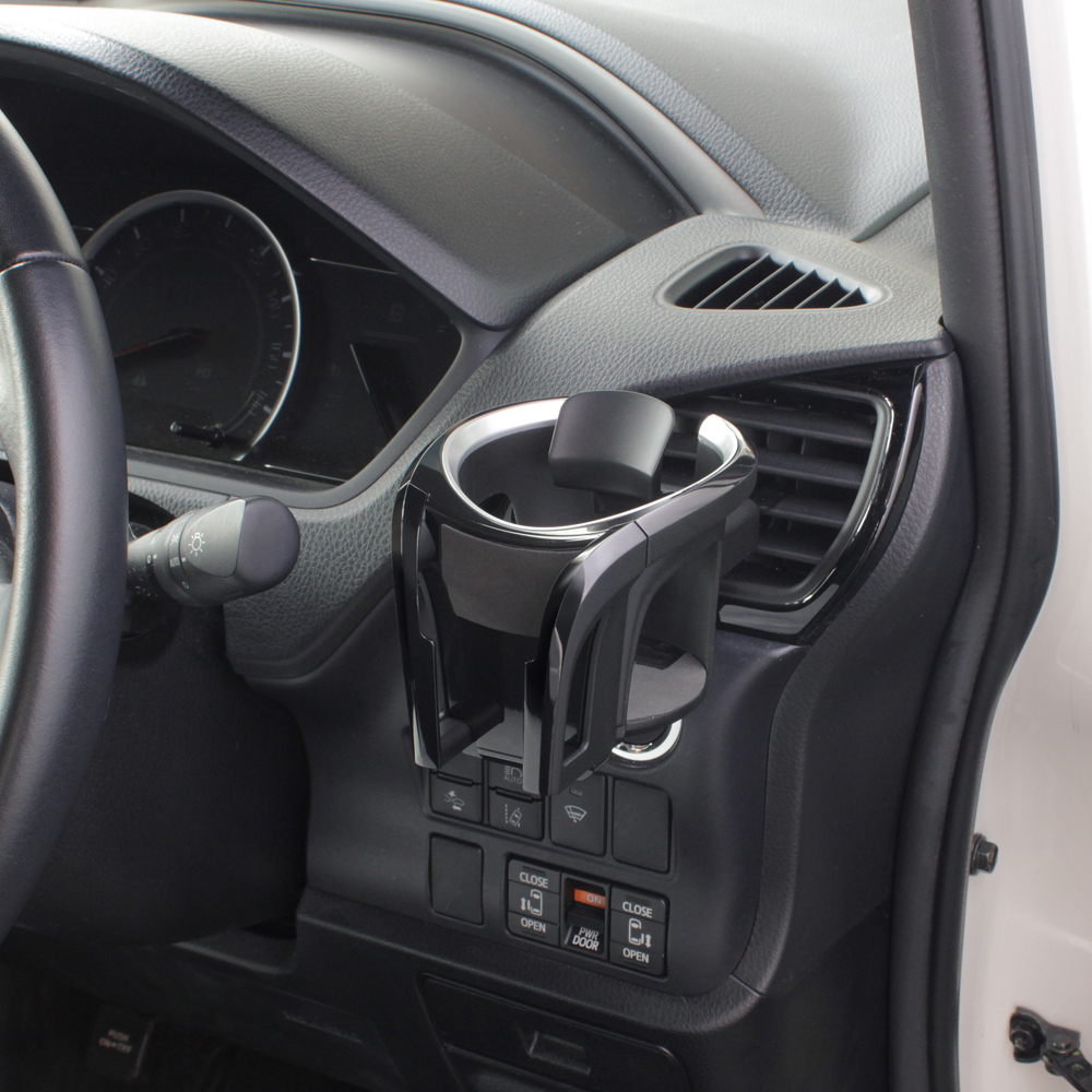 YAC 槌屋 通用型 出風口手機置杯架 二合一 手機架+置杯架