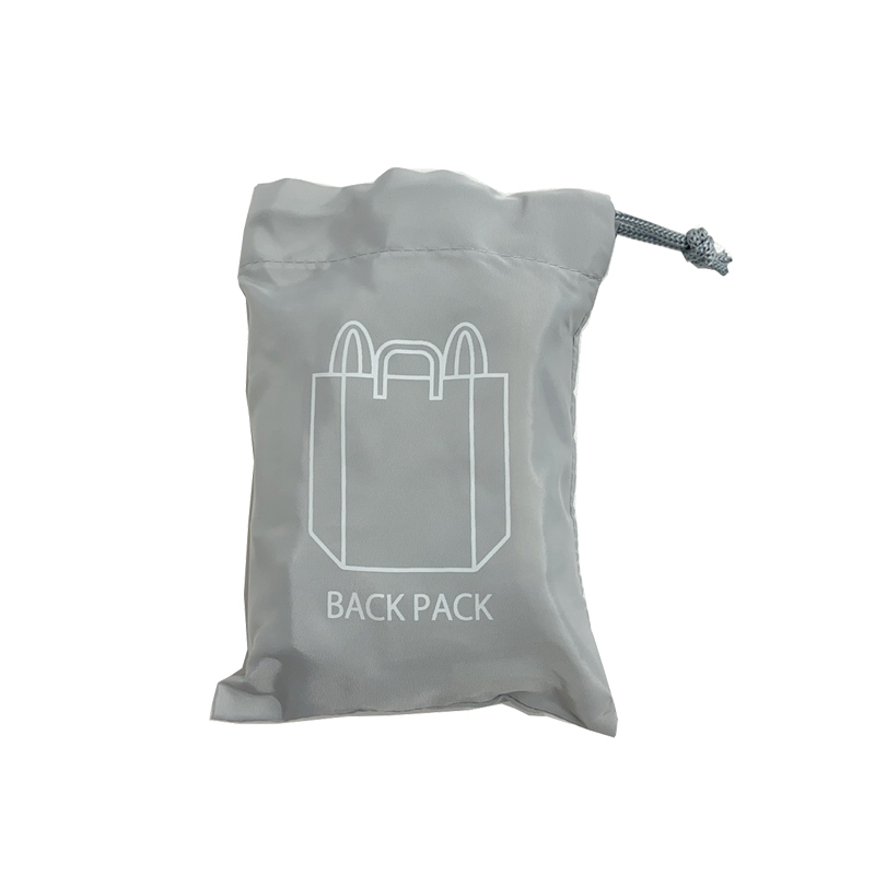 TP 折疊式收納手提後背包/淺灰綠