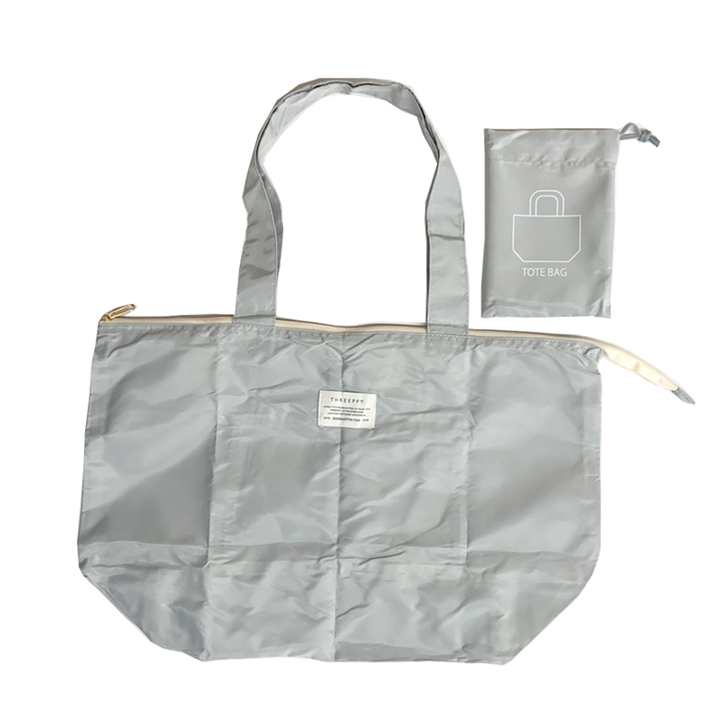 TP 折疊式手提袋/淺灰綠