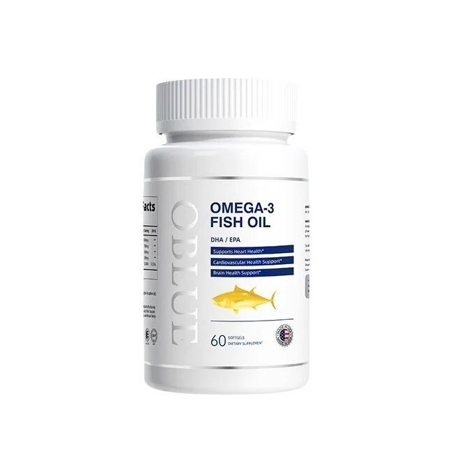 #N/A - OBLUE - Omega-3 深海魚油 膳食補充劑 60粒裝 (平行進口)