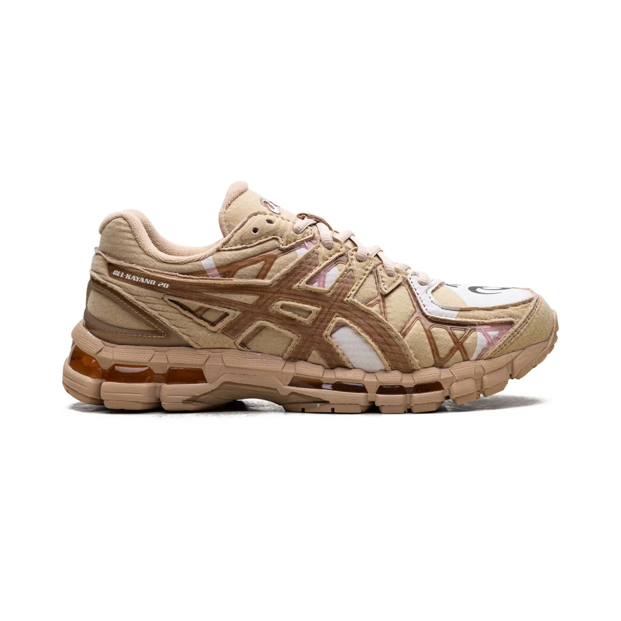 -(D4a)-DOUBLET X ASICS GEL-KAYANO 20 "CARDBOARD" 聯名款 鞋盒紙板 麂皮 棕色-1203A519-200