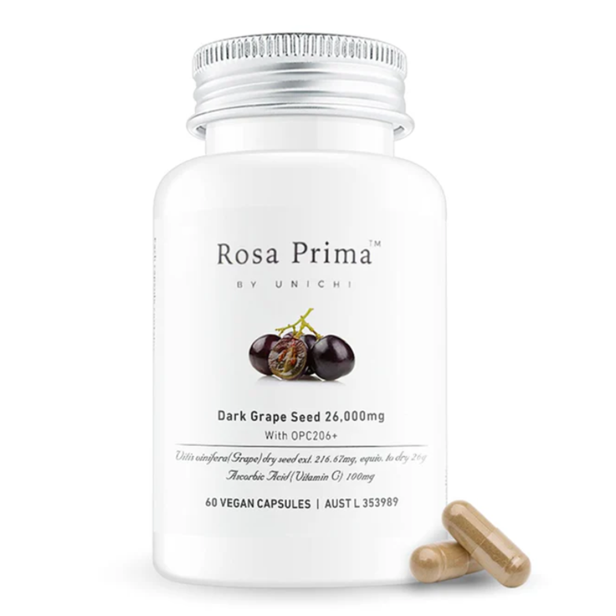Unichi - 黑葡萄籽精華 抗老 膠囊60粒裝 （平行進口）