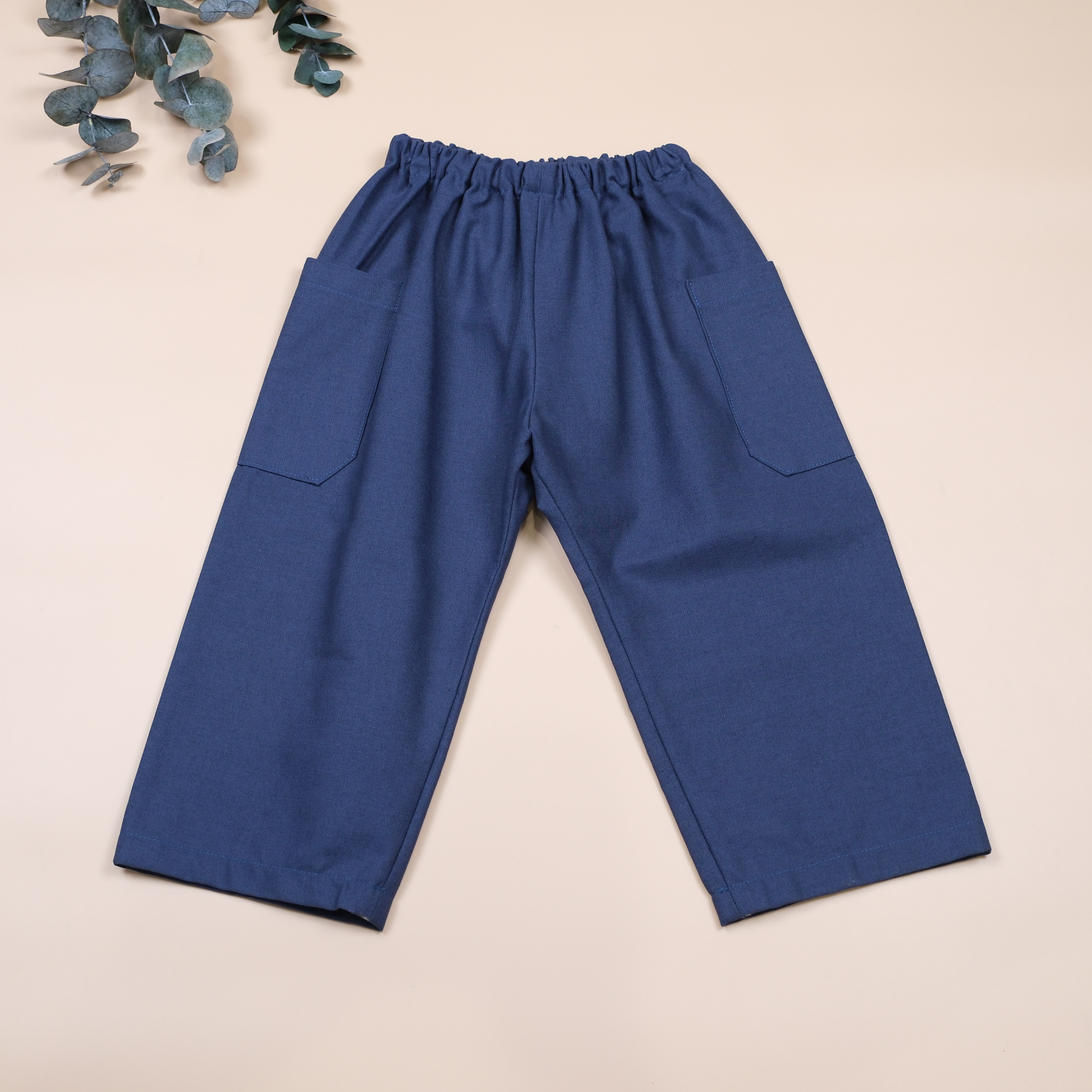 日常工作風長褲 ⦿ 靛藍