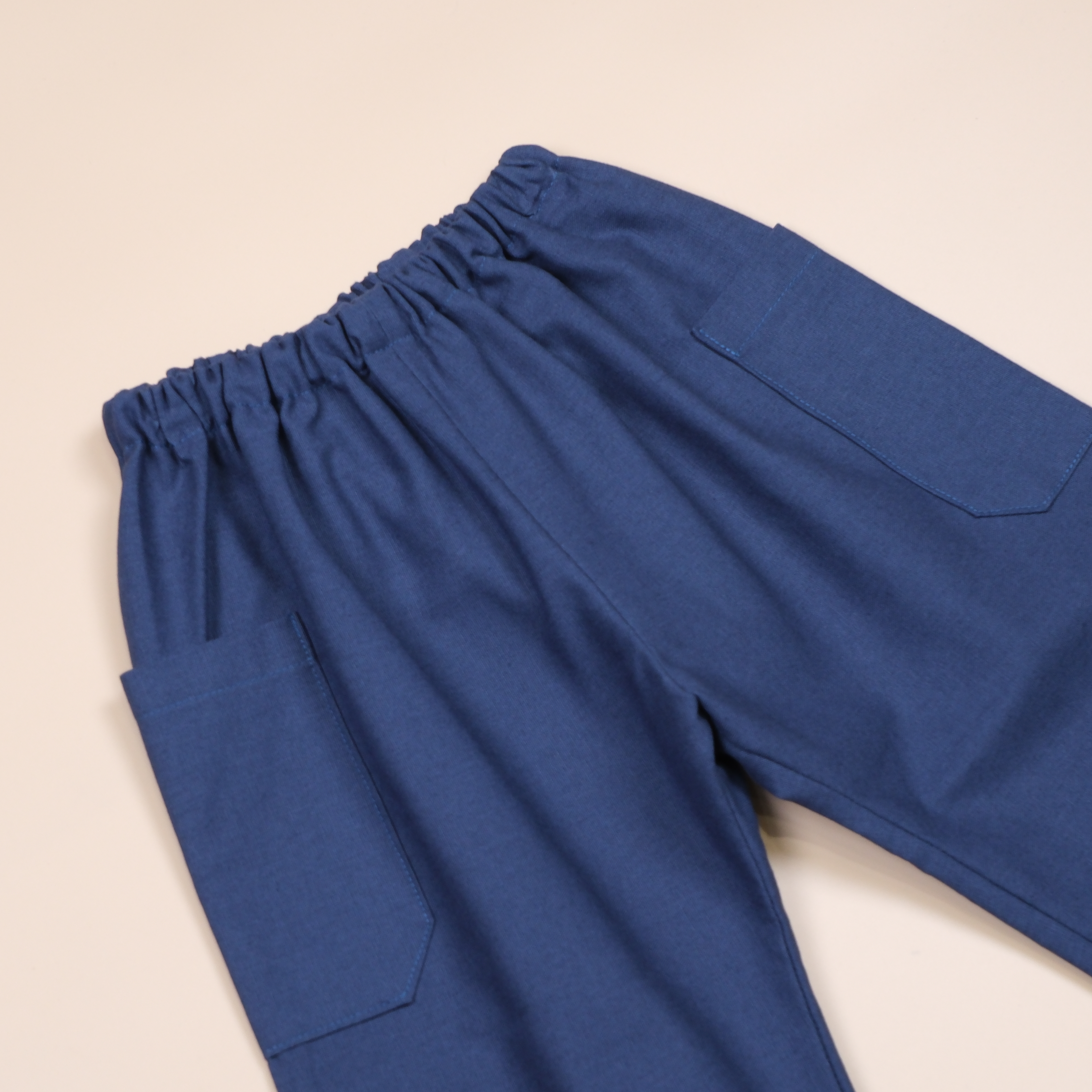 日常工作風長褲 ⦿ 靛藍