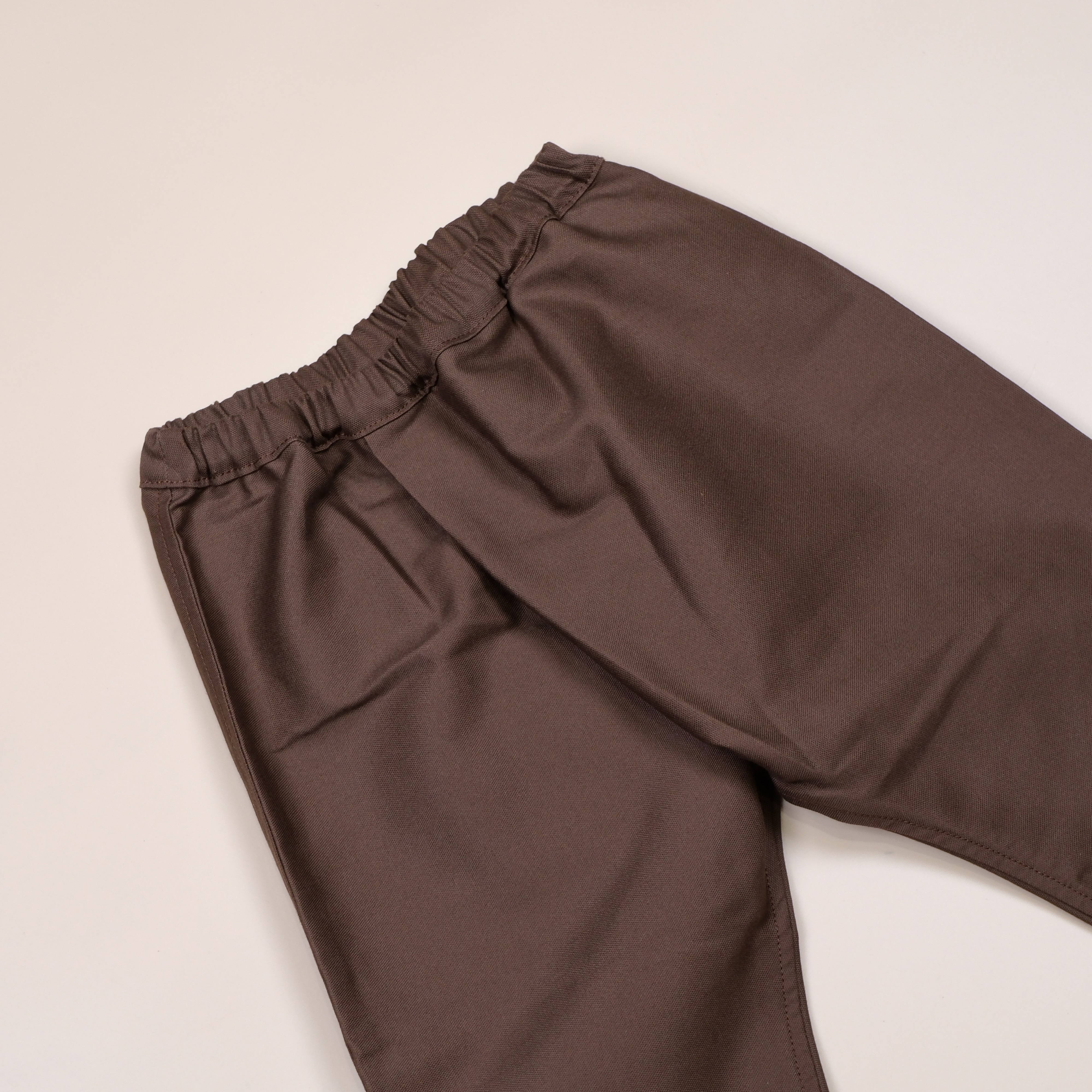 寬寬剛好系列 ▣ 棕色 ▣ 手作童裝九分寬褲