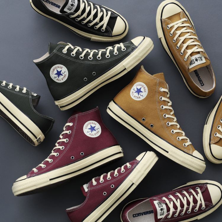 converse 復古水洗帆布鞋 高筒