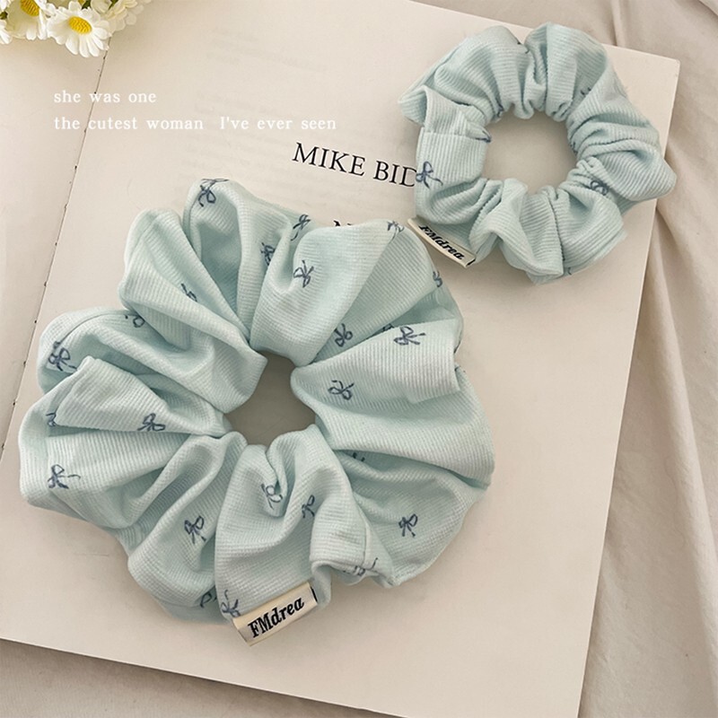 [3 FOR RM10] Fresh Blue Bow Scrunchies