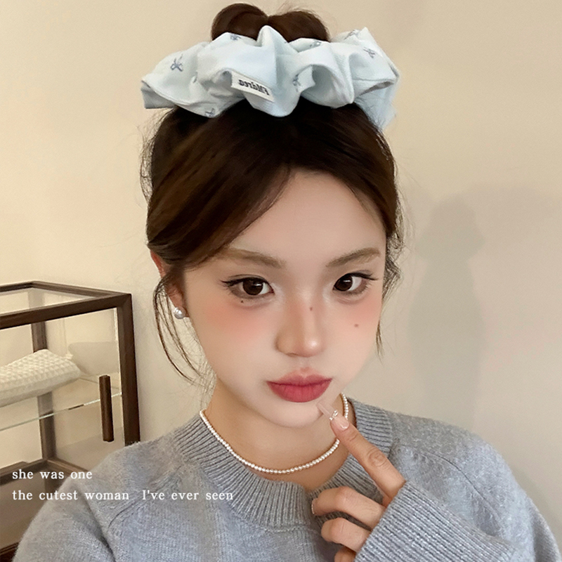 [3 FOR RM10] Fresh Blue Bow Scrunchies