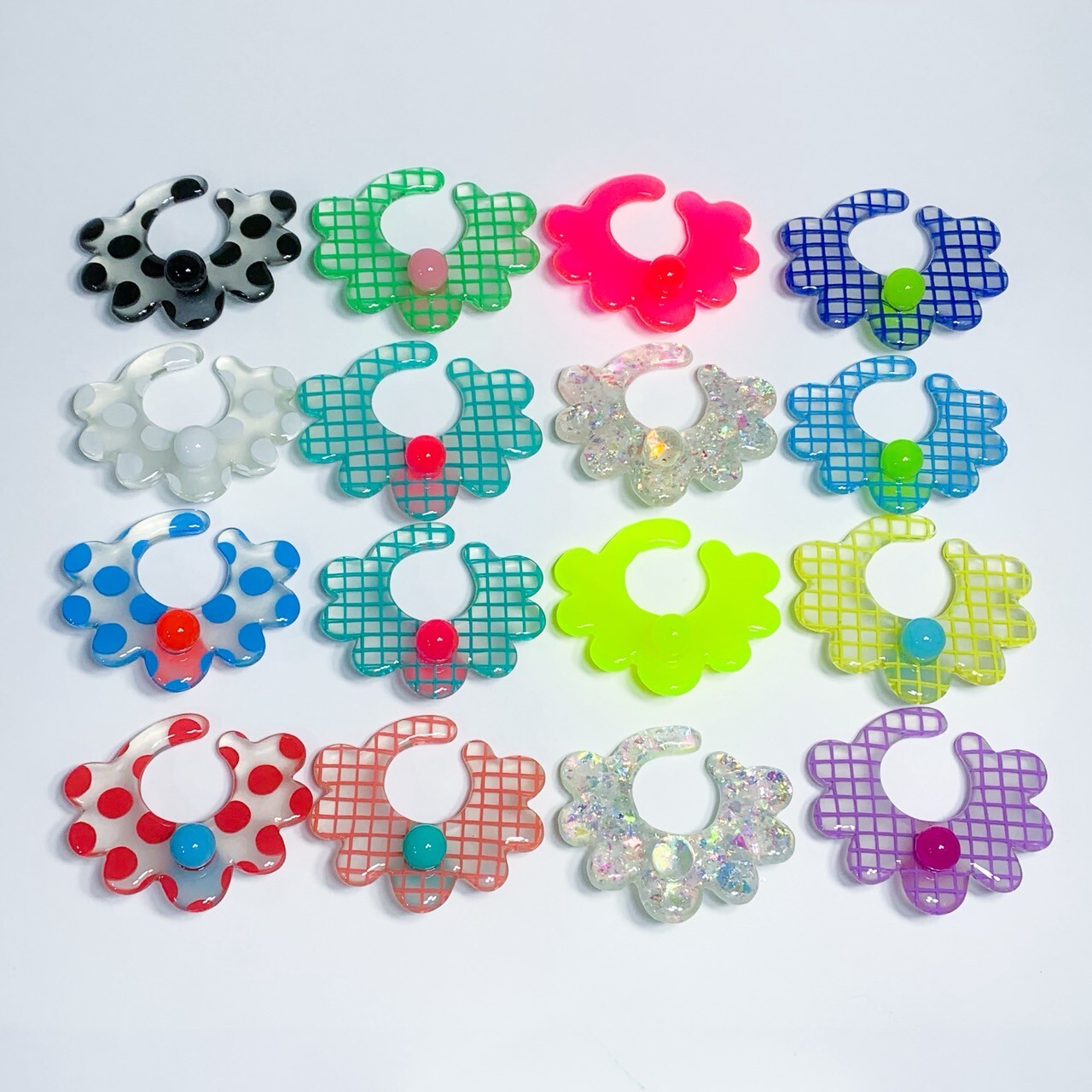 [key's room] 糖果系荷葉邊耳骨夾 | NO.1