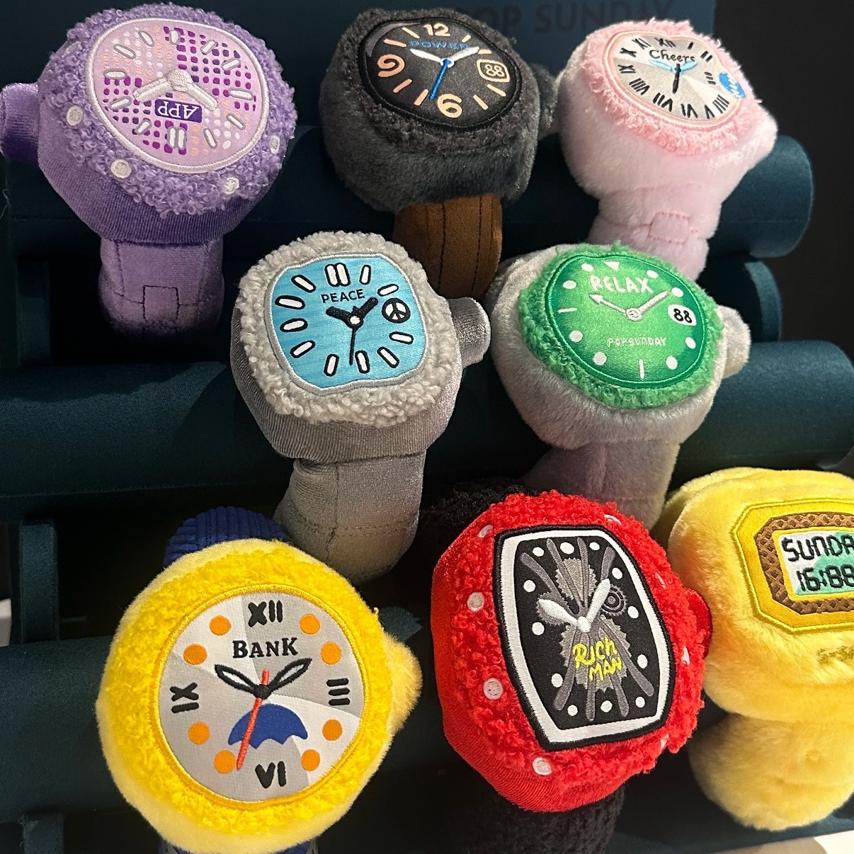 POP SUNDAY X RELAX 勞力士手錶盲盒 毛絨掛件