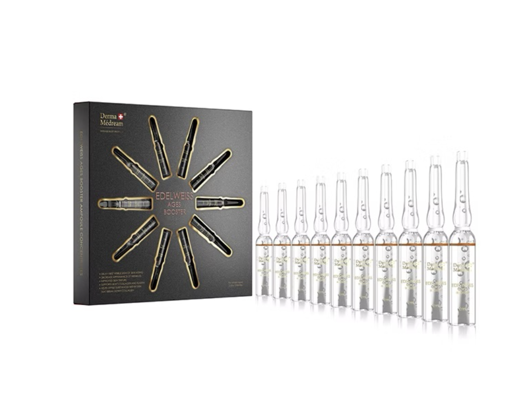 Derma Medream  童顏逆齡抗衰老肌膚再生安瓶精華 一盒10支 減少皺紋 、 改善彈性、緊緻度  、提升肌膚亮度 、減緩皮膚衰老