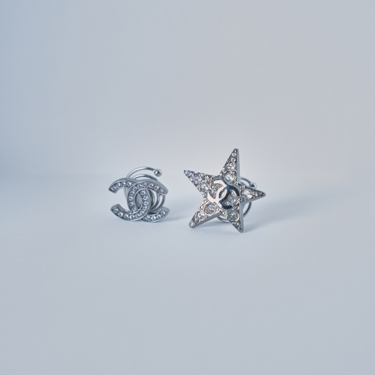 Chanel 星星logo髮夾