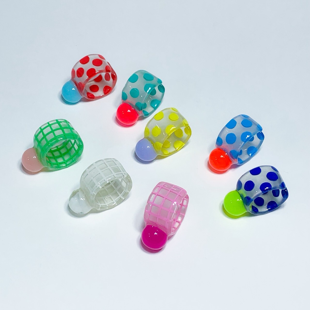 [key's room] 糖果系戒指耳骨夾 | NO.2