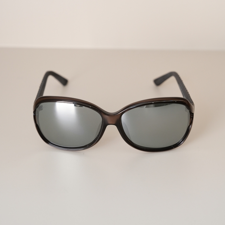 Gucci 菱格紋雙G墨鏡