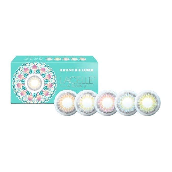 Bausch+Lomb博士倫LACELLE蕾絲漾眸冰淇淋系列彩色月拋1片裝