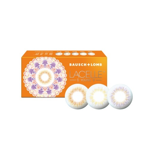 Bausch+Lomb博士倫LACELLE蕾絲漾眸冰淇淋系列彩色月拋1片裝