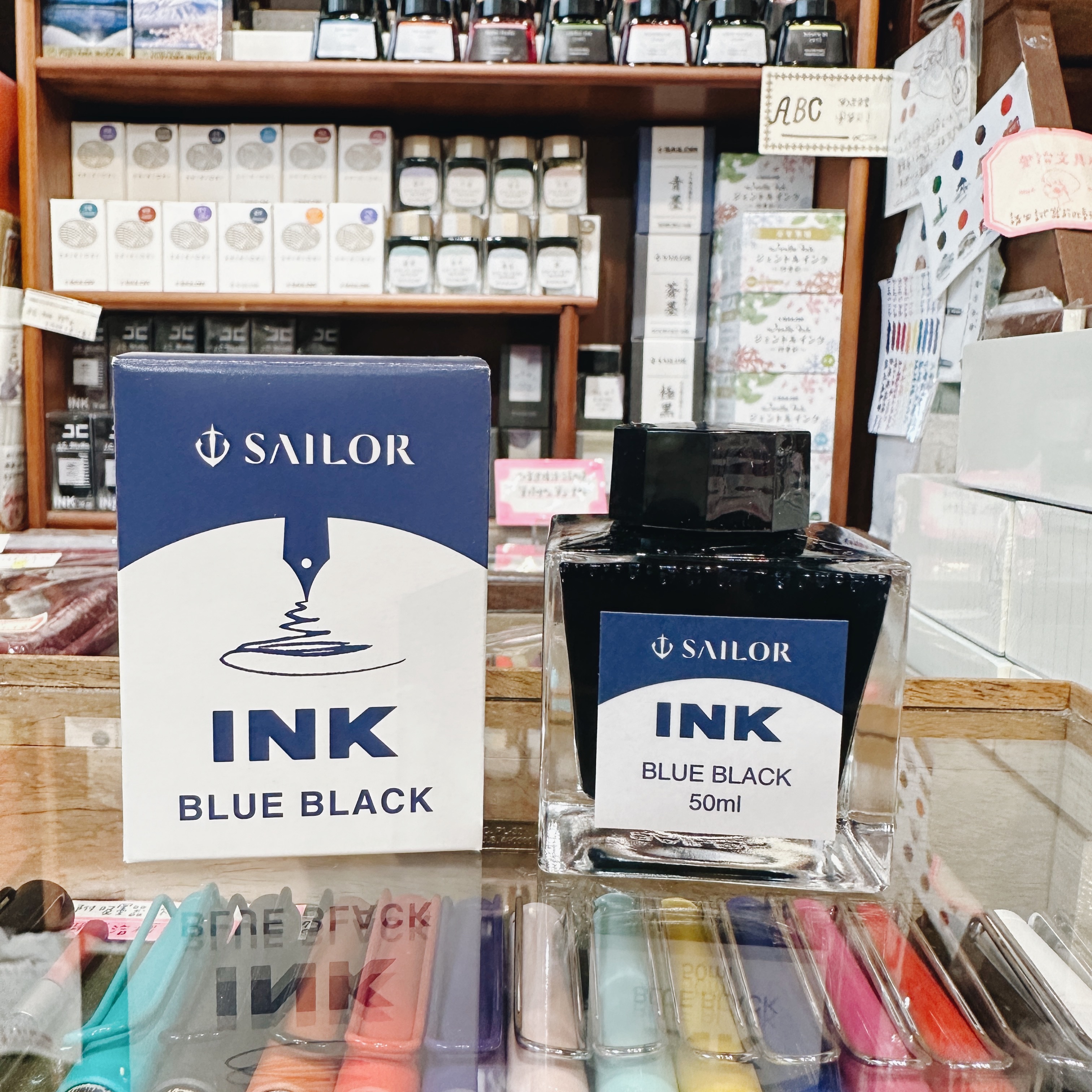 藍黑色 寫樂鋼筆用墨水 50ml ｜日本sailor