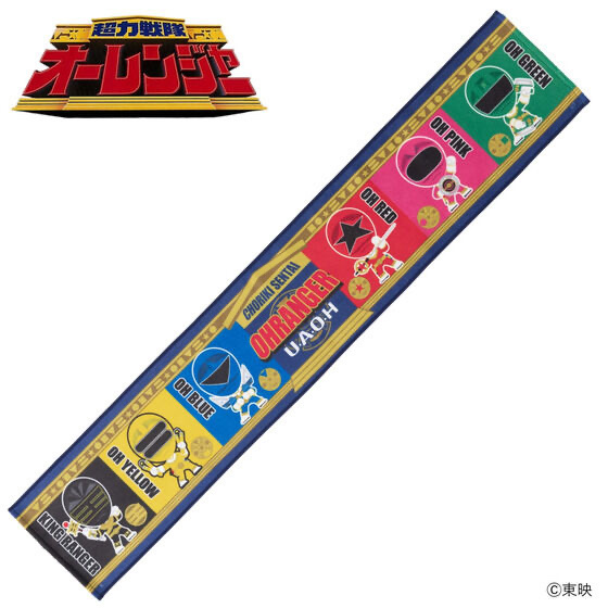 233474 Pbandai 預訂 2025/9月 超力戦隊オーレンジャー　デフォルメ　マフラータオル