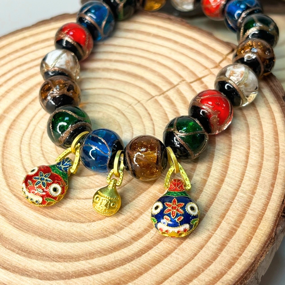 雍和宮 香灰琉璃手串-吞金款 10/12/14mm -多款任選