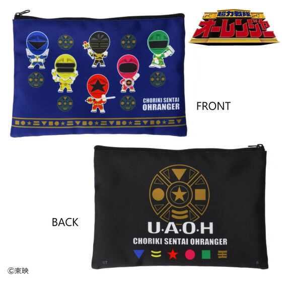 233476 Pbandai 預訂 2025/9月 超力戦隊オーレンジャー　デフォルメ　フラットポーチ