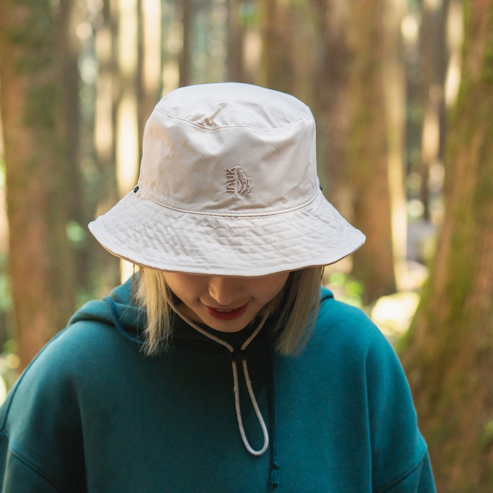 ＊2.0升級版＊INUK 雙面漁夫帽 | 茶杏