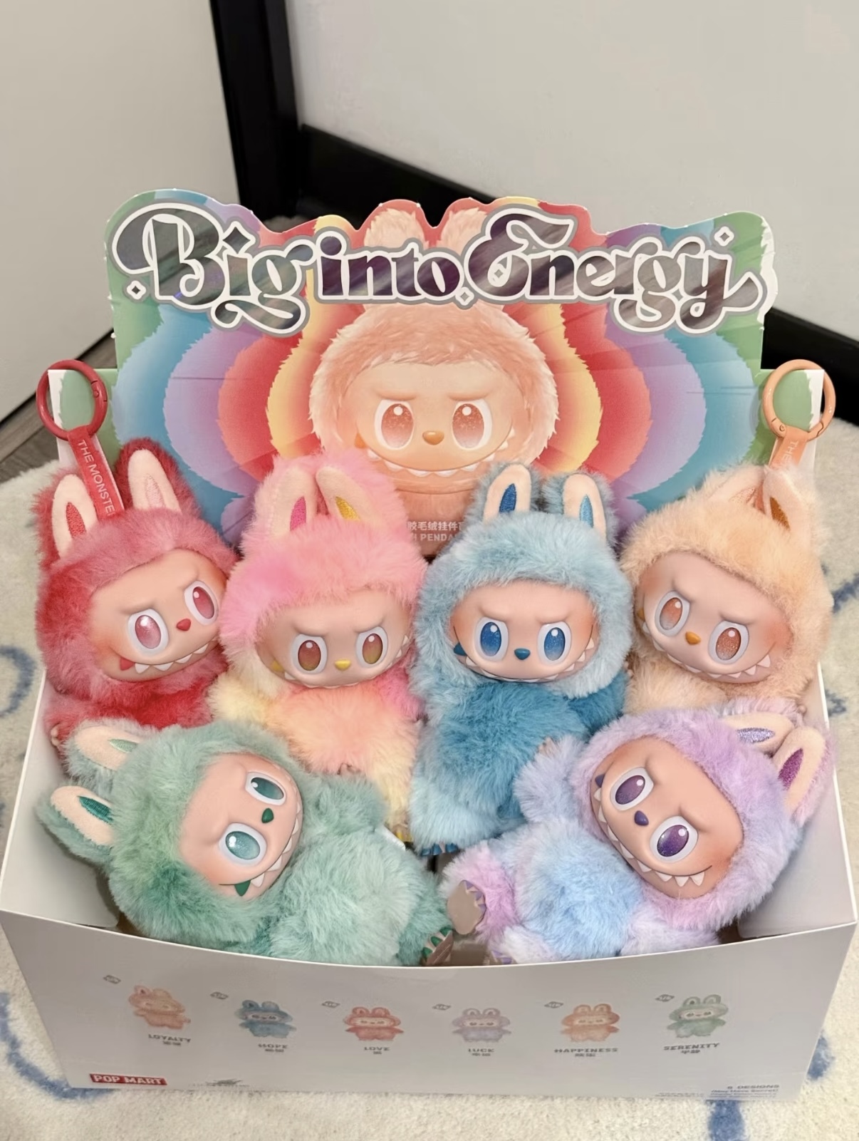 💥現貨💥POP MART THE MONSTER Labubu 3.0 前方高能搪膠毛絨盲盒