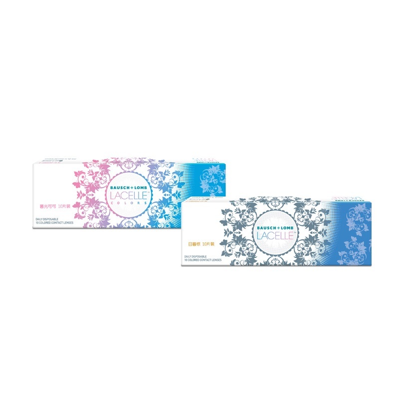 Bausch+Lomb博士倫LACELLE蕾絲炫眸暮光系列彩色日拋10片裝