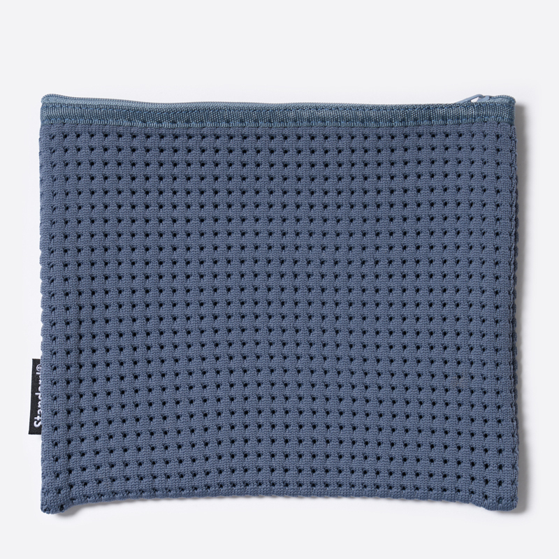 SP 針織小物收納袋/藍 17×21.5cm