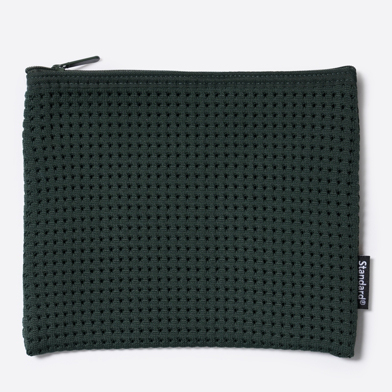 SP 針織小物收納袋/綠 17×21.5cm