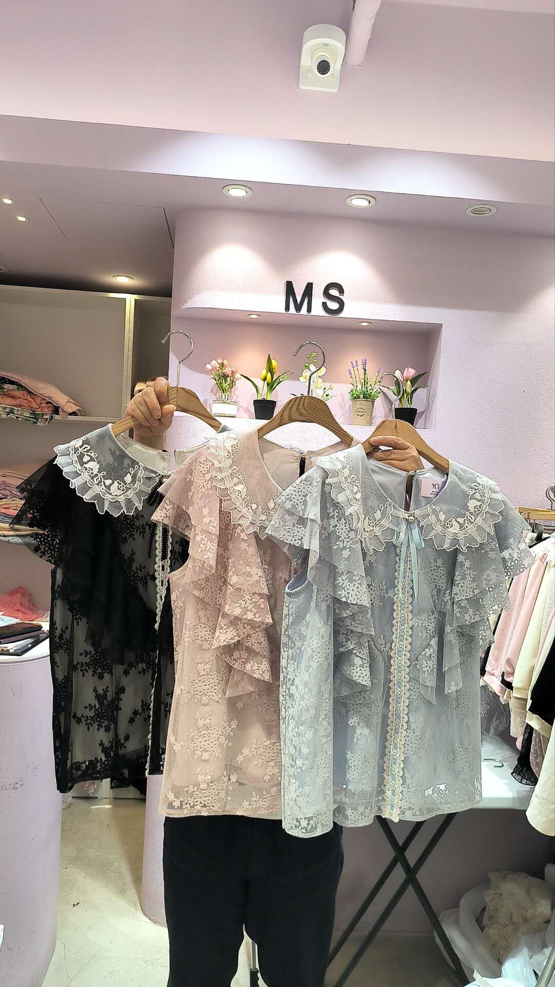 🥰PM_K9806  ▶️兩件式 無袖 外罩蕾絲上衣 👉B:cm L:cm👈