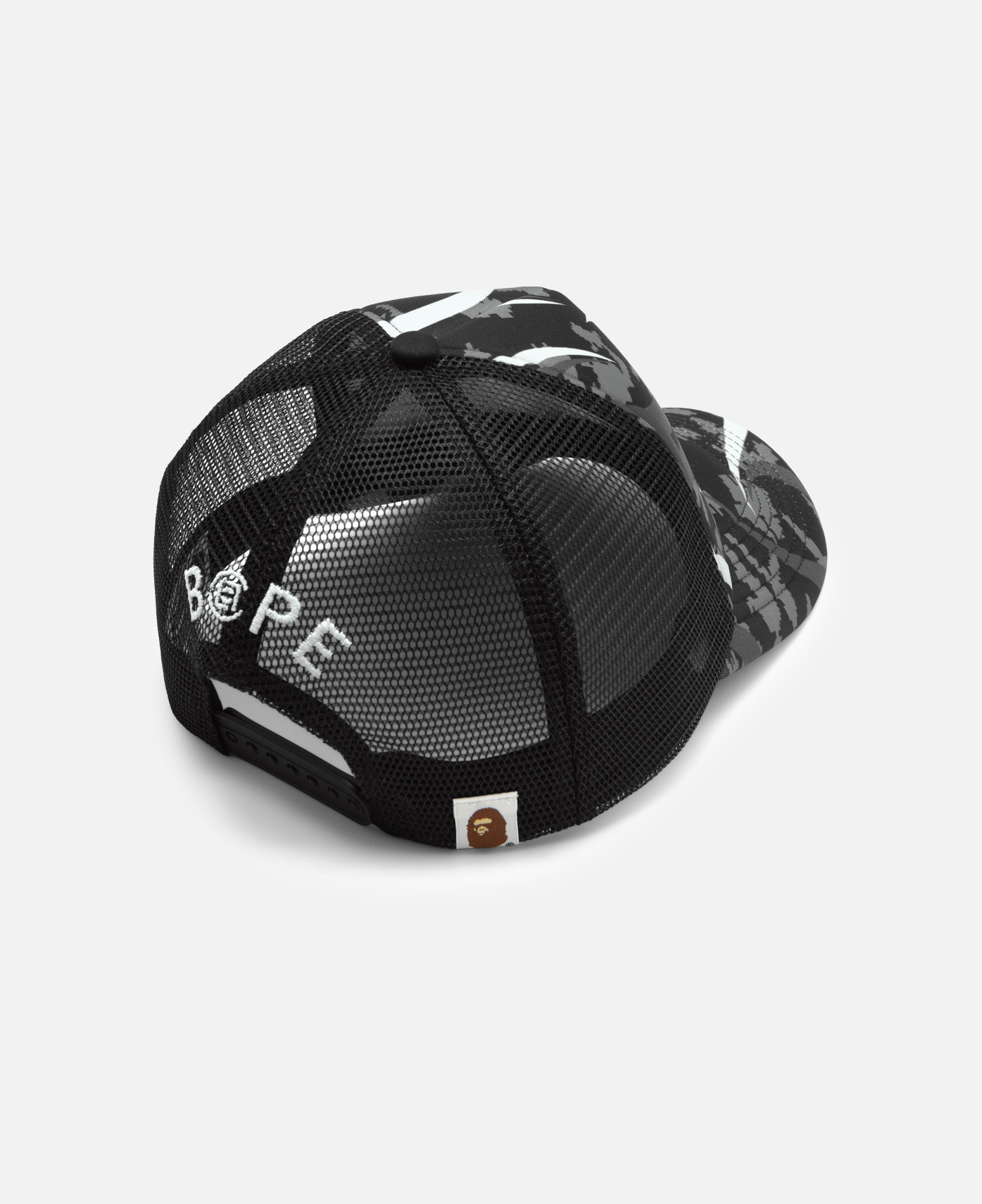 即発送 25AW BAPE CLOT EGRA CAMO TRUCKER CAP Authentic a bathing ape bape x clot Egra camo mesh cap