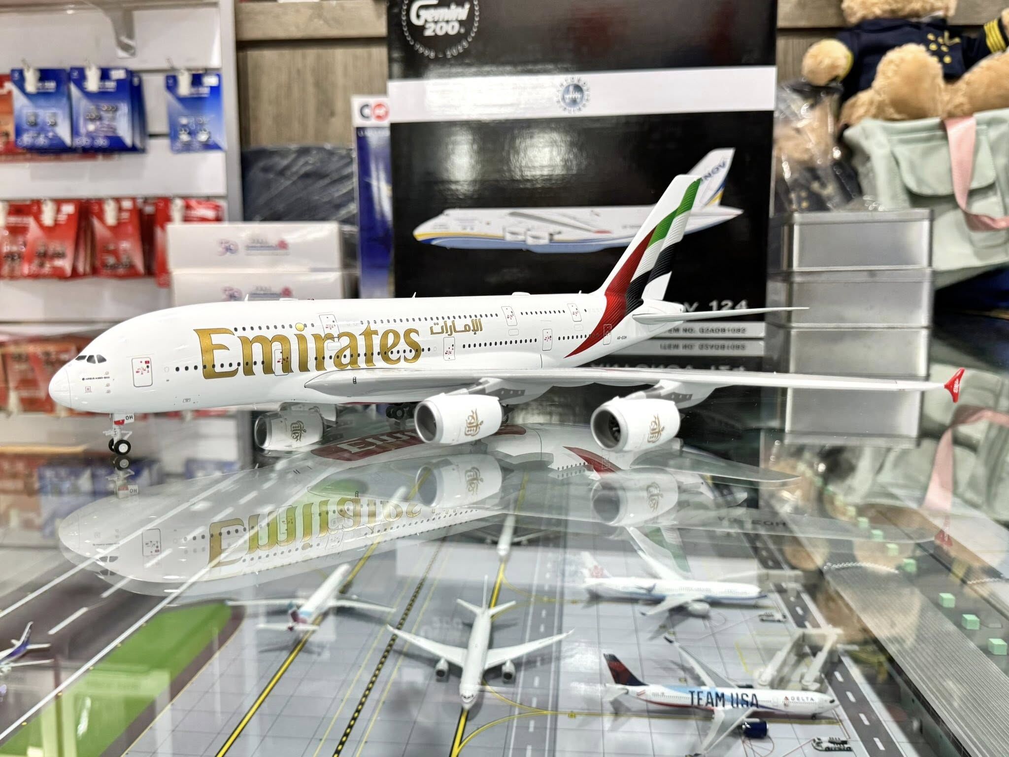 GeminiJets GEMINI200 阿聯酋航空 A380 1/200 REG#A6-EOH 全新
