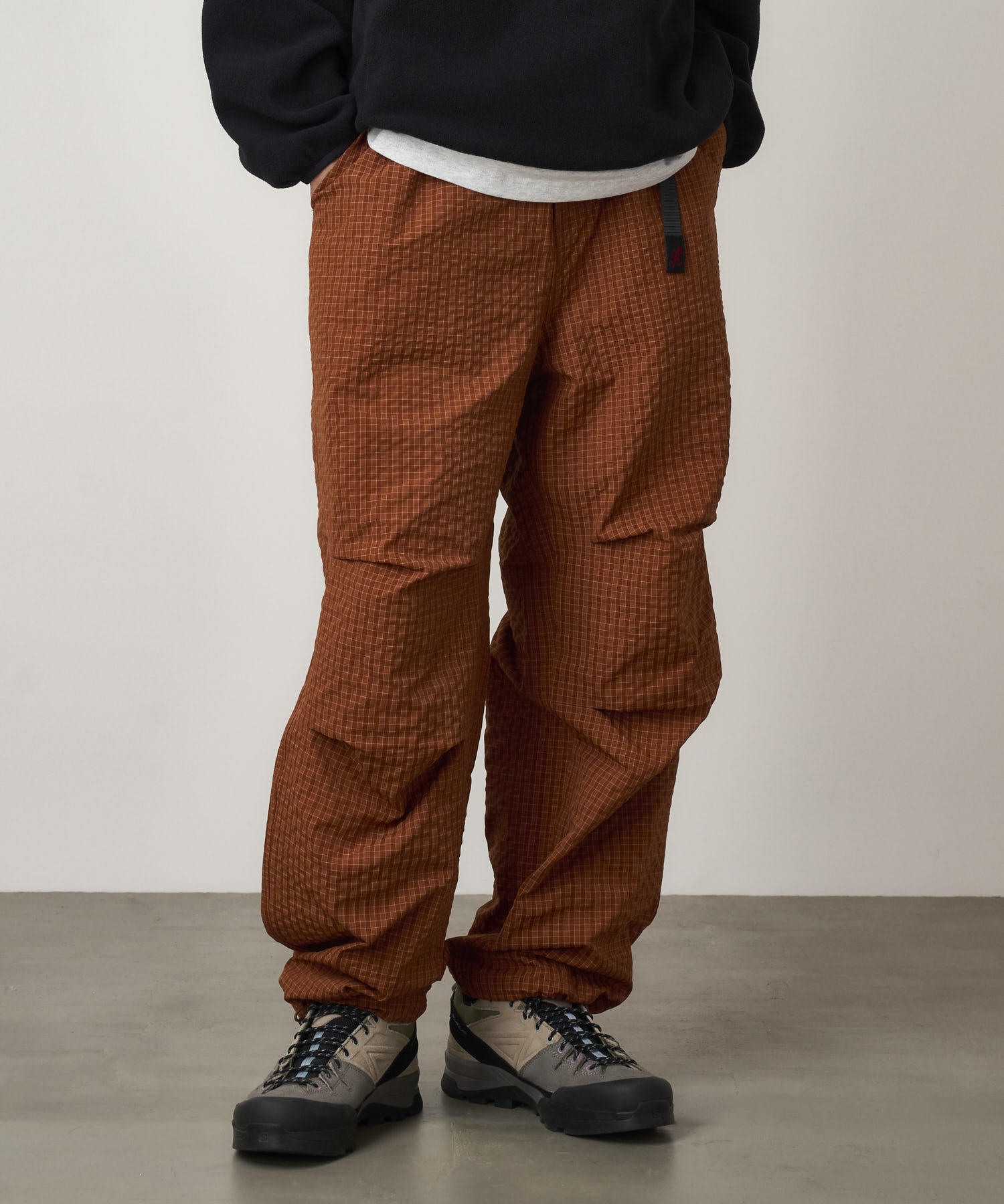 GRAMICCI｜NORTHSIDE PLAID PANT "BRICK"