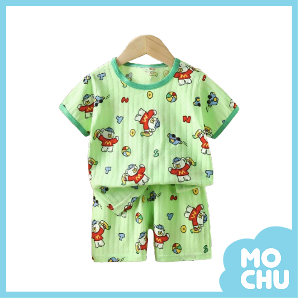 小熊飛機短袖家居套裝